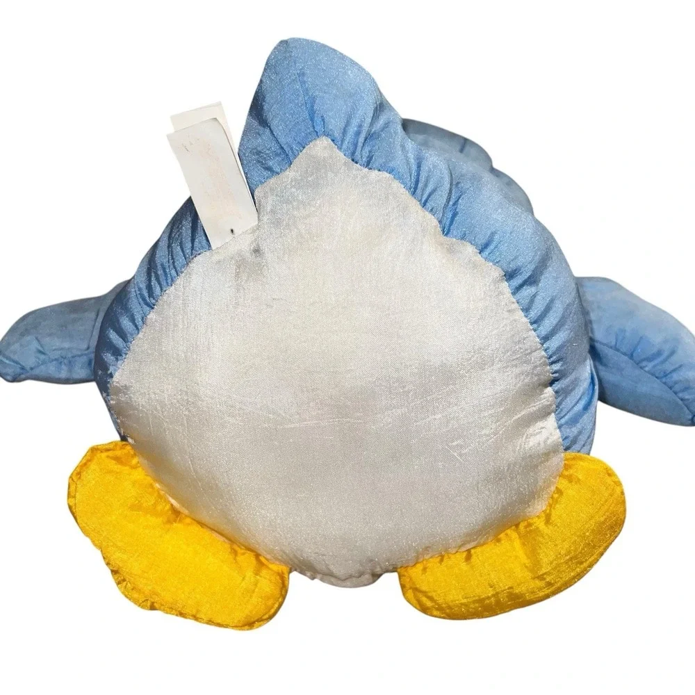 Vtg Sanrio Tuxedo Sam Penguin Plush Stuffed Animal Nylon Parachute Puffalump 12